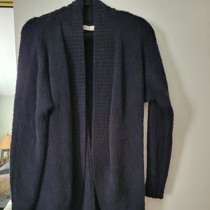 UGG Black Open Front Sweater/Jacket